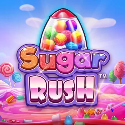 Sugar Rush cluster-pays slot tile in the Zodiac Casino game lobby