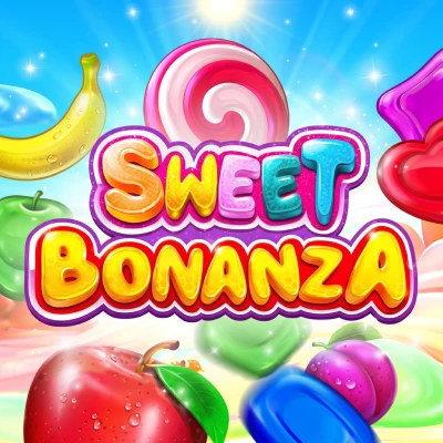 Sweet Bonanza online slot game tile available at Zodiac Casino Canada